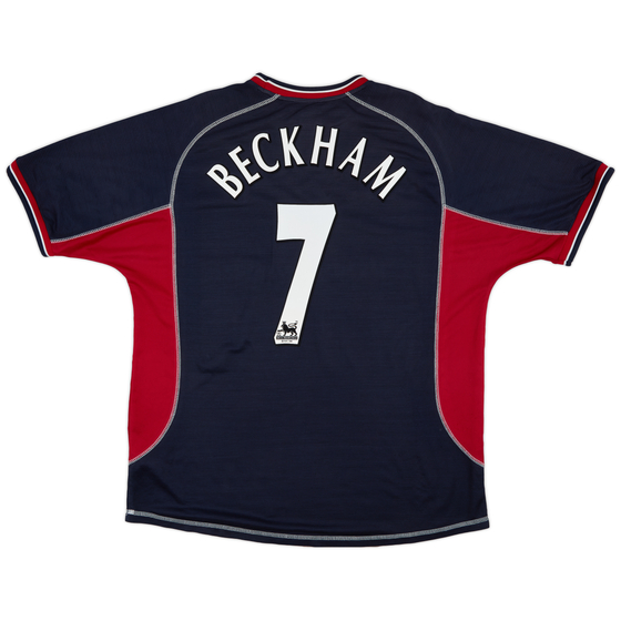 2000-02 Manchester United Third Shirt Beckham #7 - 8/10 - (XL)