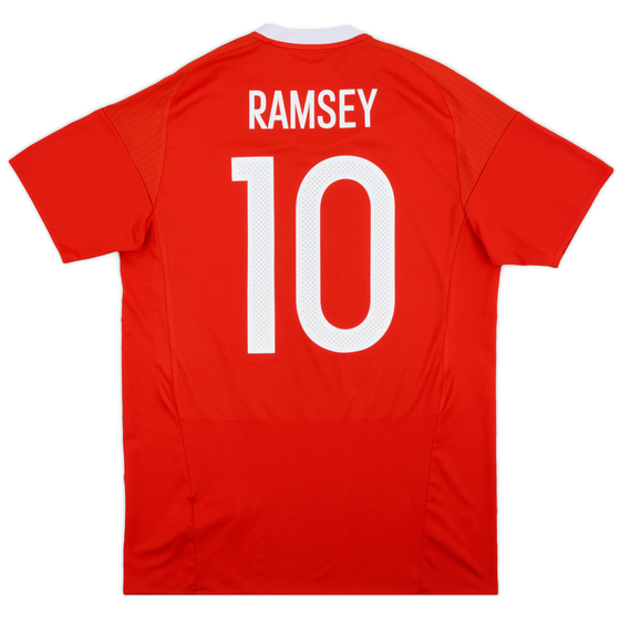 2016-17 Wales Home Shirt Ramsey #10 - 8/10 - (M)