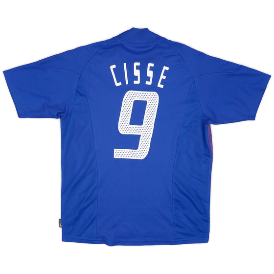 2002-04 France Home Shirt Cisse #9 - 5/10 - (M)