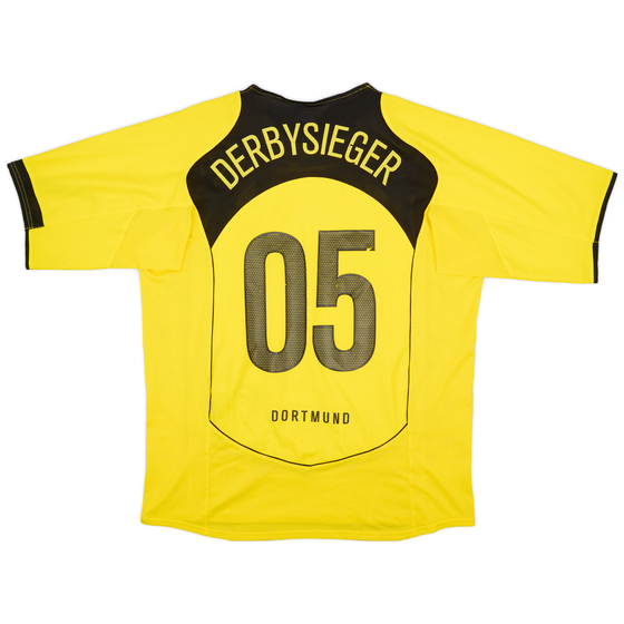 2004-05 Borussia Dortmund Home Shirt Derbysieger #05 - 6/10 - (XL)