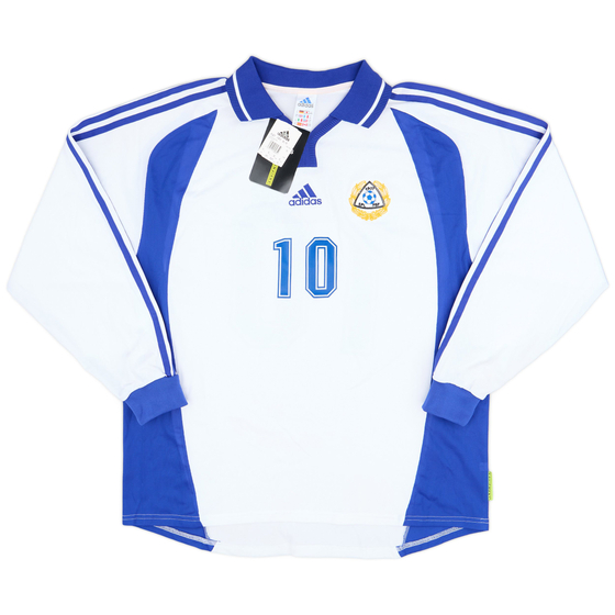 2000-02 Finland Player Issue Home L/S Shirt #10 (XL)