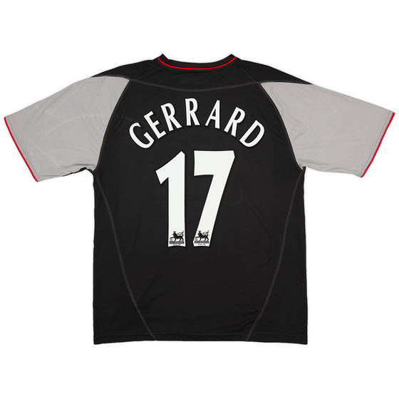 2002-04 Liverpool Away Shirt Gerrard #17 - 9/10 - (M)