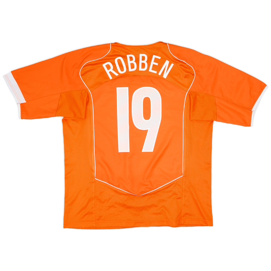 2004-06 Netherlands Home Shirt Robben #19 - 7/10 - (XL)