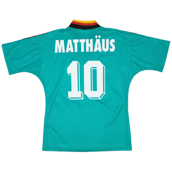 1994-96 Germany Away Shirt Matthaus #10 - 8/10 - (M)