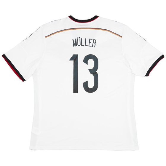 2014-15 Germany Home Shirt Muller #13 - 9/10 - (3XL)