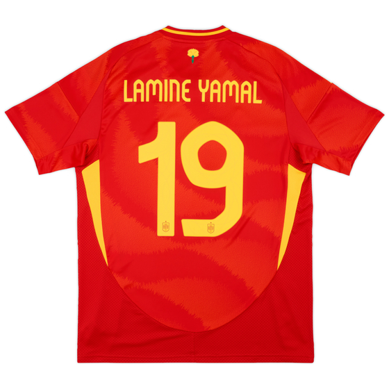 2024-25 Spain Home Shirt Lamine Yamal #19
