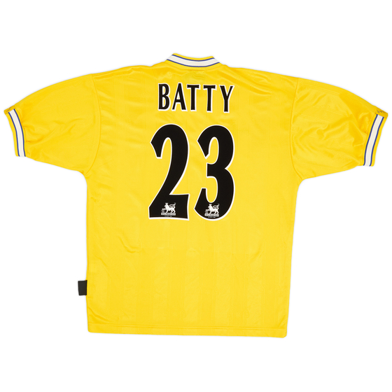 1996-99 Leeds United Away Shirt Batty #23 - 8/10 - (M)
