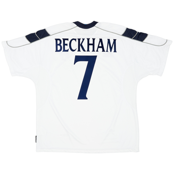 1999-00 Manchester United Third Shirt Beckham #7 - 8/10 - (XL)
