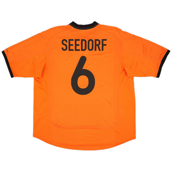 2000-02 Netherlands Home Shirt Seedorf #6 - 8/10 - (XXL)