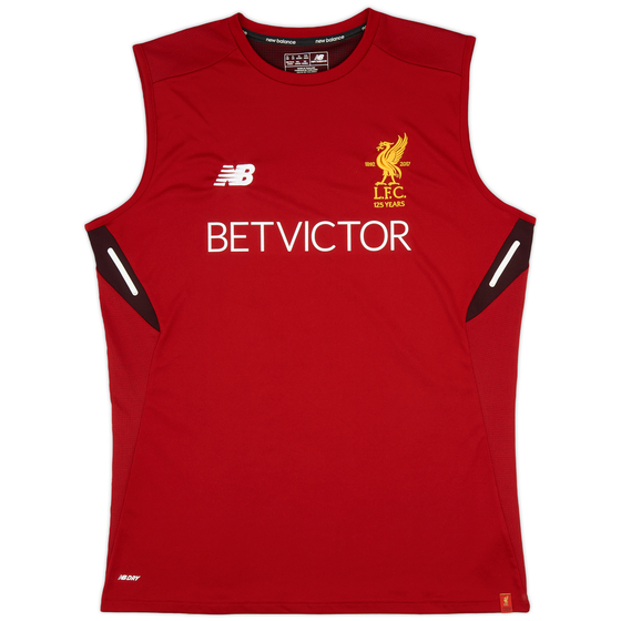2017-18 Liverpool New Balance Training Vest - 9/10 - (XL)