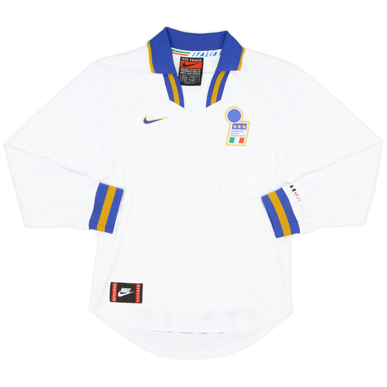 1996-97 Italy Away L/S Shirt #9 - 8/10 - (XS)