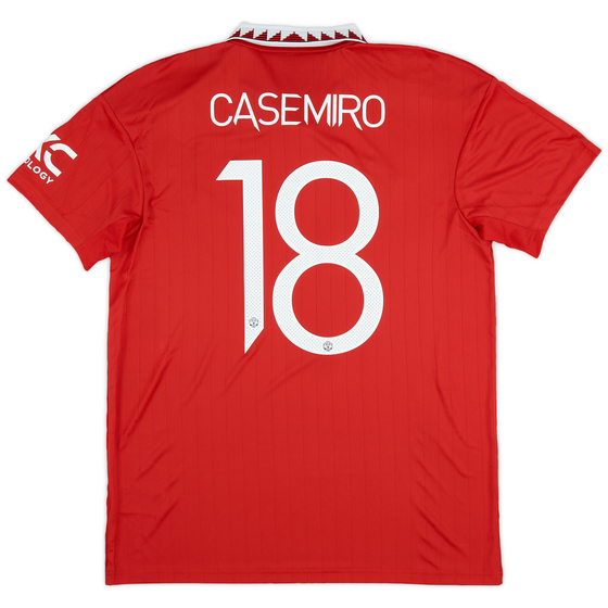 2022-23 Manchester United Home Shirt Casemiro #18