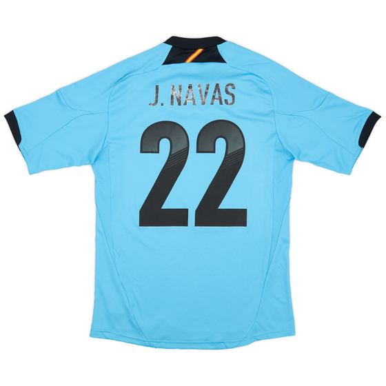 2012-14 Spain Away Shirt J. Navas #22 - 5/10 - (S)