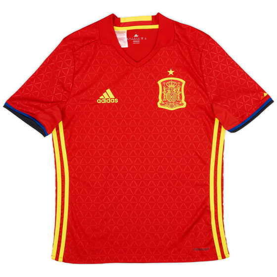 2016-17 Spain Home Shirt - 10/10 - (L.Boys)