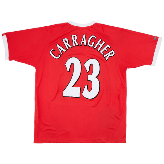 2001-03 Liverpool CL Shirt Carragher #23 - 8/10 - (L)