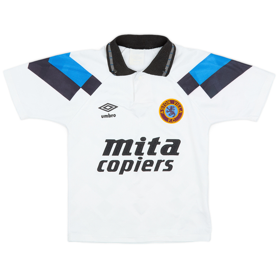 1990-92 Aston Villa Away Shirt - 9/10 - (S.Boys)