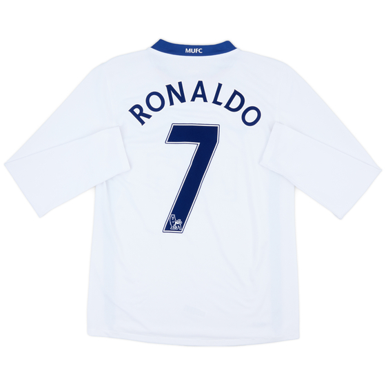 2008-10 Manchester United Away L/S Shirt Ronaldo #7 - 8/10 - (S)