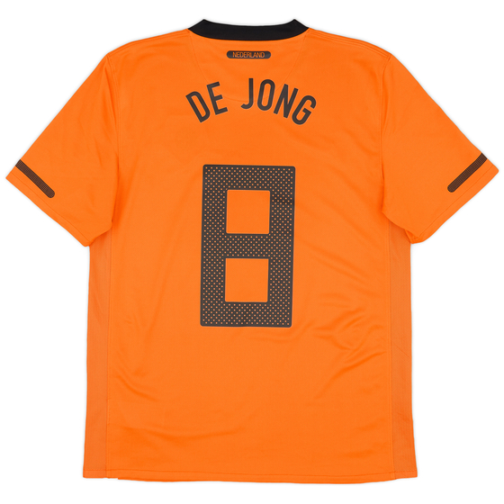 2010-11 Netherlands Home Shirt De Jong #8 - 8/10 - (M)