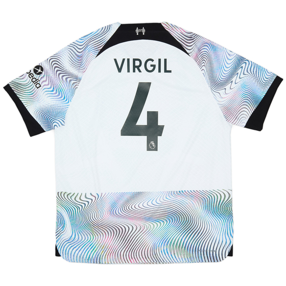 2022-23 Liverpool Authentic Away Virgil #4 (L)