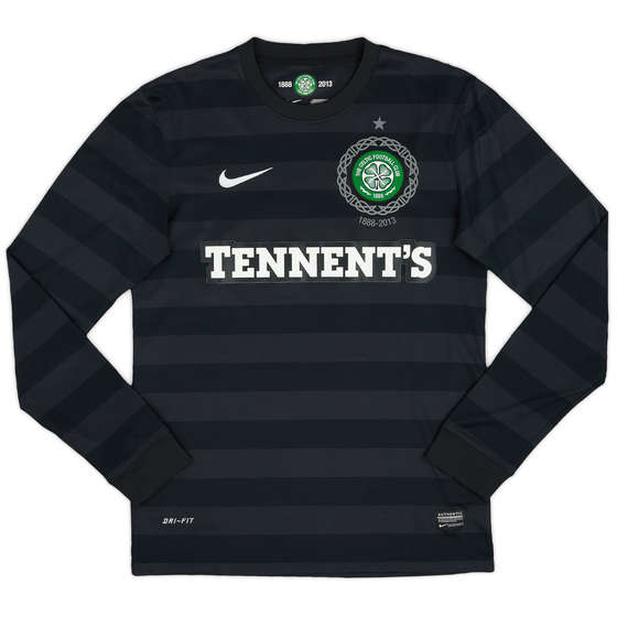 2012-13 Celtic '125th Anniversary' Away L/S Shirt - 8/10 - (S)
