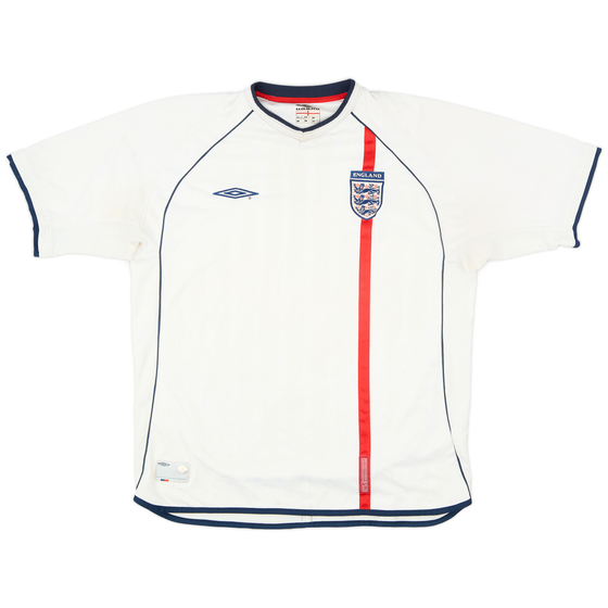 2001-03 England Home Shirt - 4/10 - (XL)