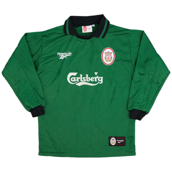 1996-97 Liverpool GK Shirt - 9/10 - (Y)