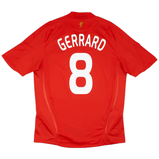 2008-09 Liverpool Home Shirt Gerrard #8