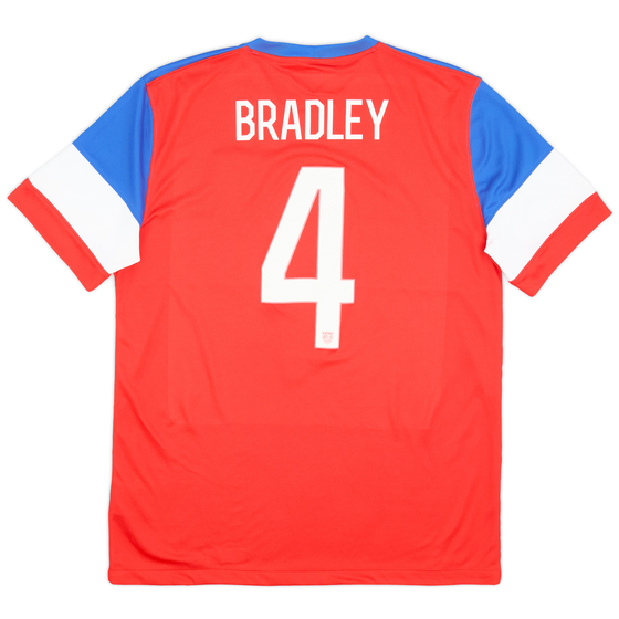 2014-15 USA Away Shirt Bradley #4 - 10/10 - (L)