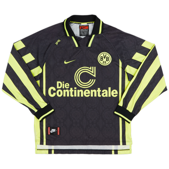 1996-97 Borussia Dortmund Away L/S Shirt - 8/10 - (M)