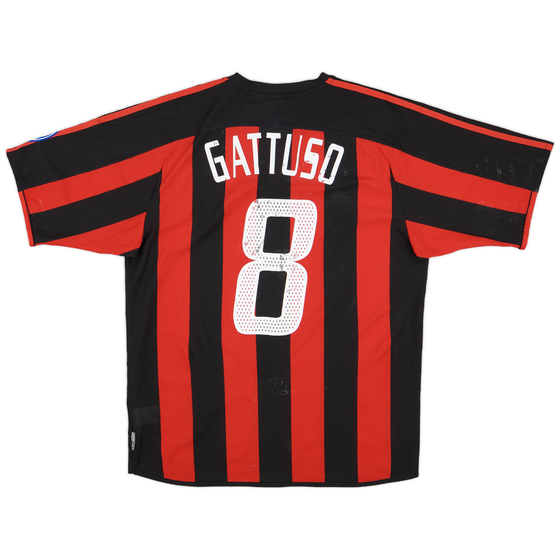 2003-04 AC Milan Away Shirt Gattuso #8 - 5/10 - (M)