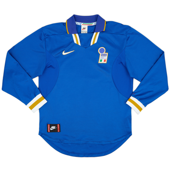1996-97 Italy Home L/S Shirt - 9/10 - (M)