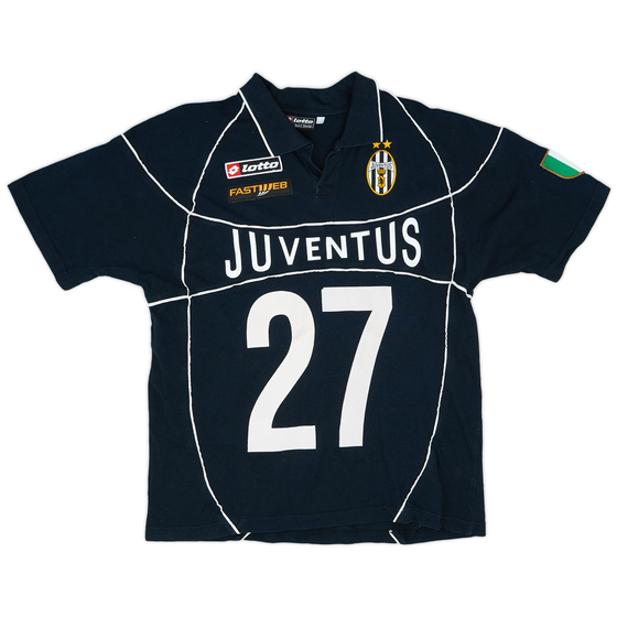 2002-03 Juventus Polo Shirt #27 - 8/10 - (M)