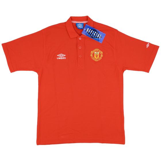 1998-99 Manchester United Umbro Polo Shirt (M)