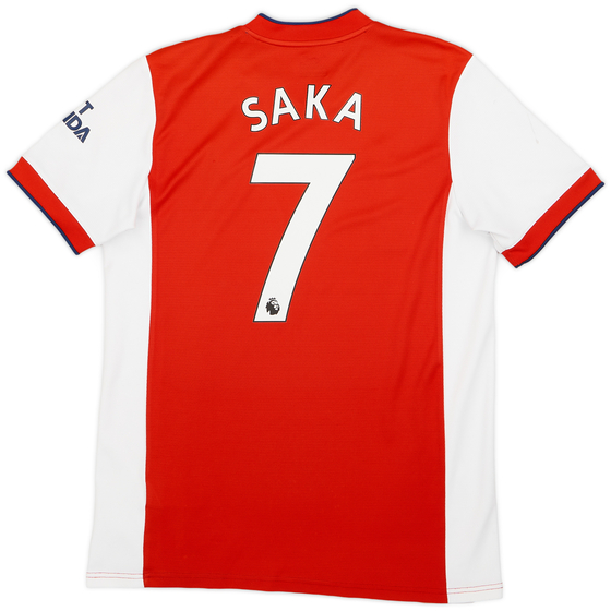 2021-22 Arsenal Home Shirt Saka #7 - 8/10 - (L)