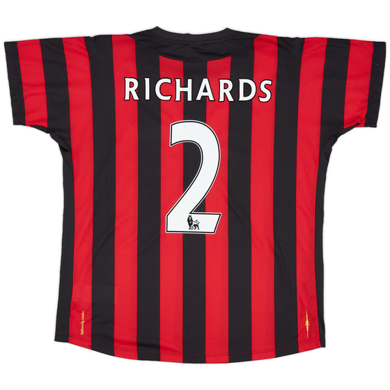 2011-12 Manchester City Away Shirt Richards #2 (XL)