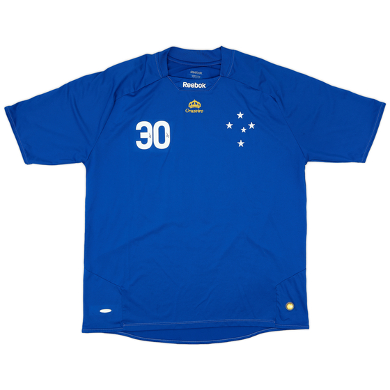 2009 Cruzeiro Home Shirt Kleber #30 - 8/10 - (L)