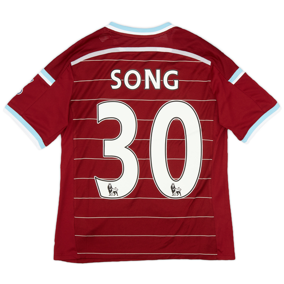2014-15 West Ham Home Shirt Song #30 - 9/10 - (XL.Boys)