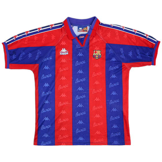 1995-97 Barcelona Home Shirt - 6/10 - (XL)