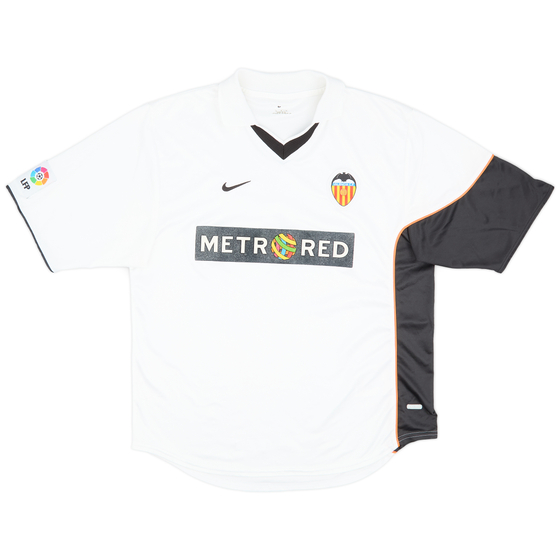 2001-02 Valencia Home Shirt - 8/10 - (L)