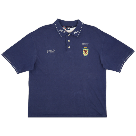 2000-02 Scotland Fila Polo T-Shirt - 7/10 - (M)