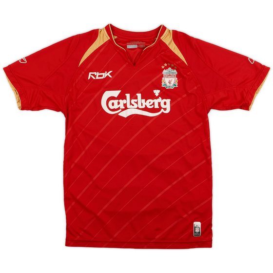2005-06 Liverpool CL Home Shirt - 8/10 - (XS)