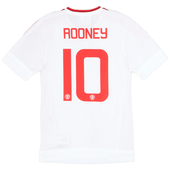 2015-16 Manchester United Player Issue Away Shirt Rooney #10 (S/M)