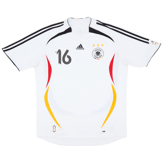 2006-08 Germany Home Shirt #16 - 5/10 - (XL)