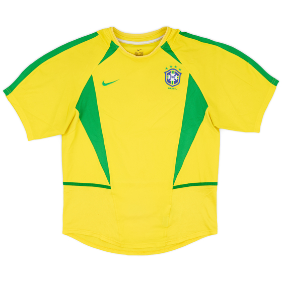 2002-04 Brazil Home Shirt - 5/10 - (S)