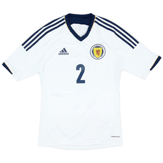 2012-14 Scotland Authentic Away Shirt #2 - 9/10 - (S)
