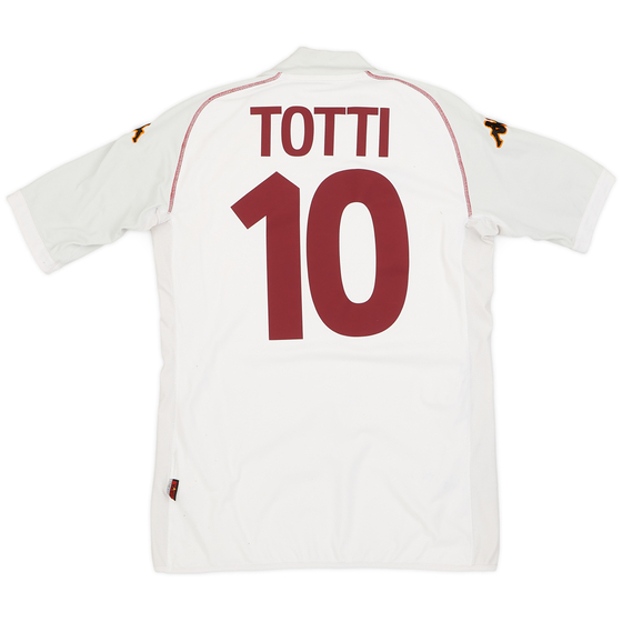 2002-03 Roma Away Shirt Totti #10 - 8/10 - (M)