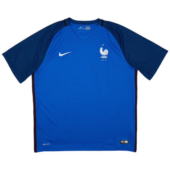 2016-17 France Home Shirt - 9/10 - (XL)