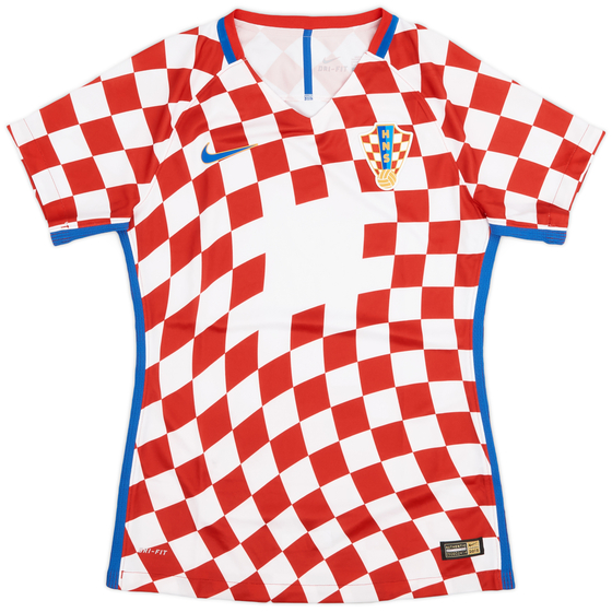 2016-18 Croatia Women's Player Issue Home Shirt - 9/10 - (Women's S)
