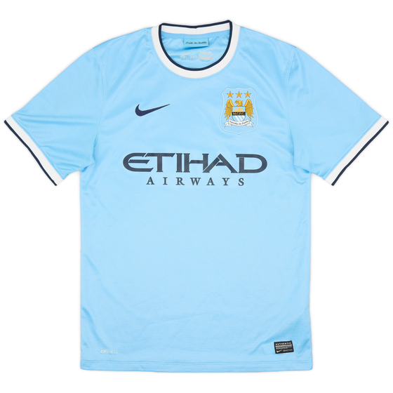 2013-14 Manchester City Home Shirt - 9/10 - (S)