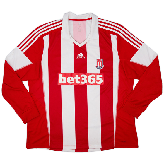 2013-14 Stoke City '150 Years' Home L/S Shirt - 6/10 - (XXL)